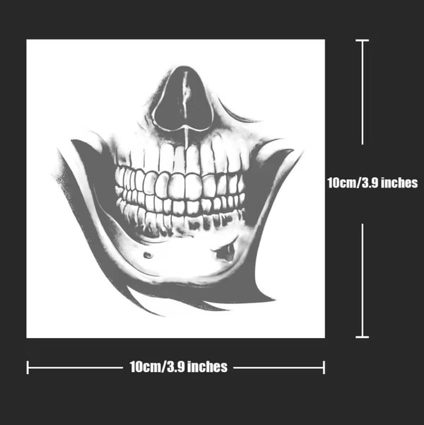 Tatouage Crâne Sourire Authentique
