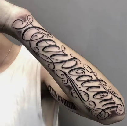 Tatouage Temporaire Calligraphique