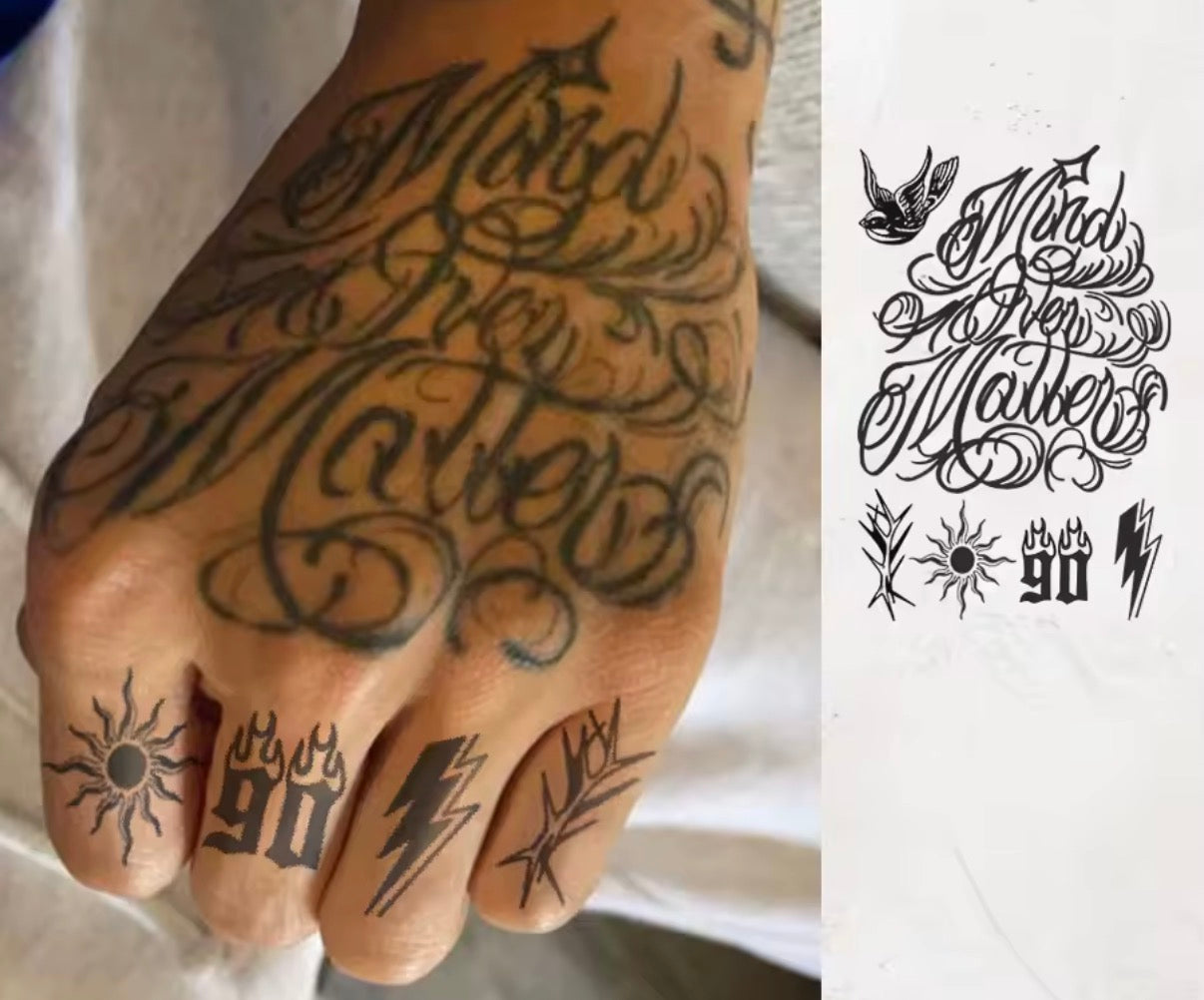 Tatouage Éphémère Élégant