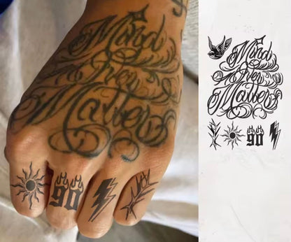 Tatouage Éphémère Élégant